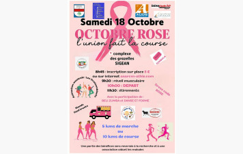 OCTOBRE ROSE à SIGEAN samedi 18 octobre 2025